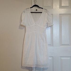 White floral Shein dress